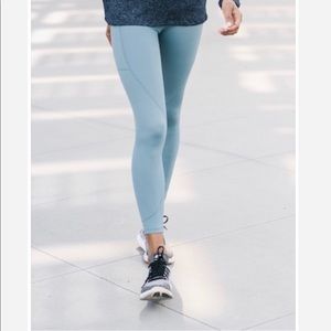 New Zyia LNT teal pocket hi-rise 7/8 24” leggings